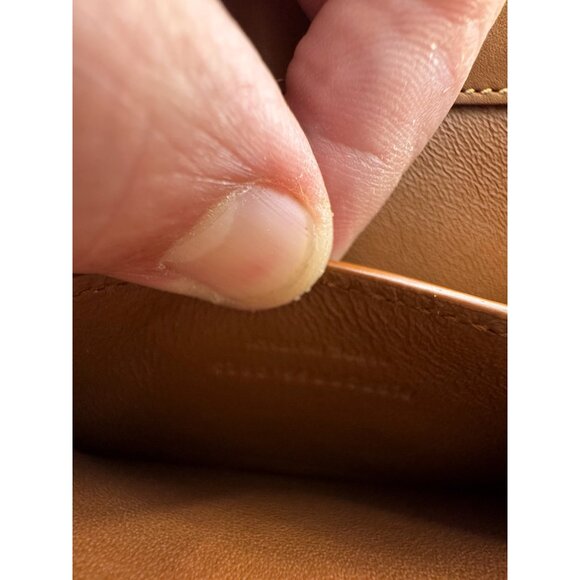 Saint Laurent Manhattan Foldover Mini Shoulder Bag In Brown - Picture 12 of 15